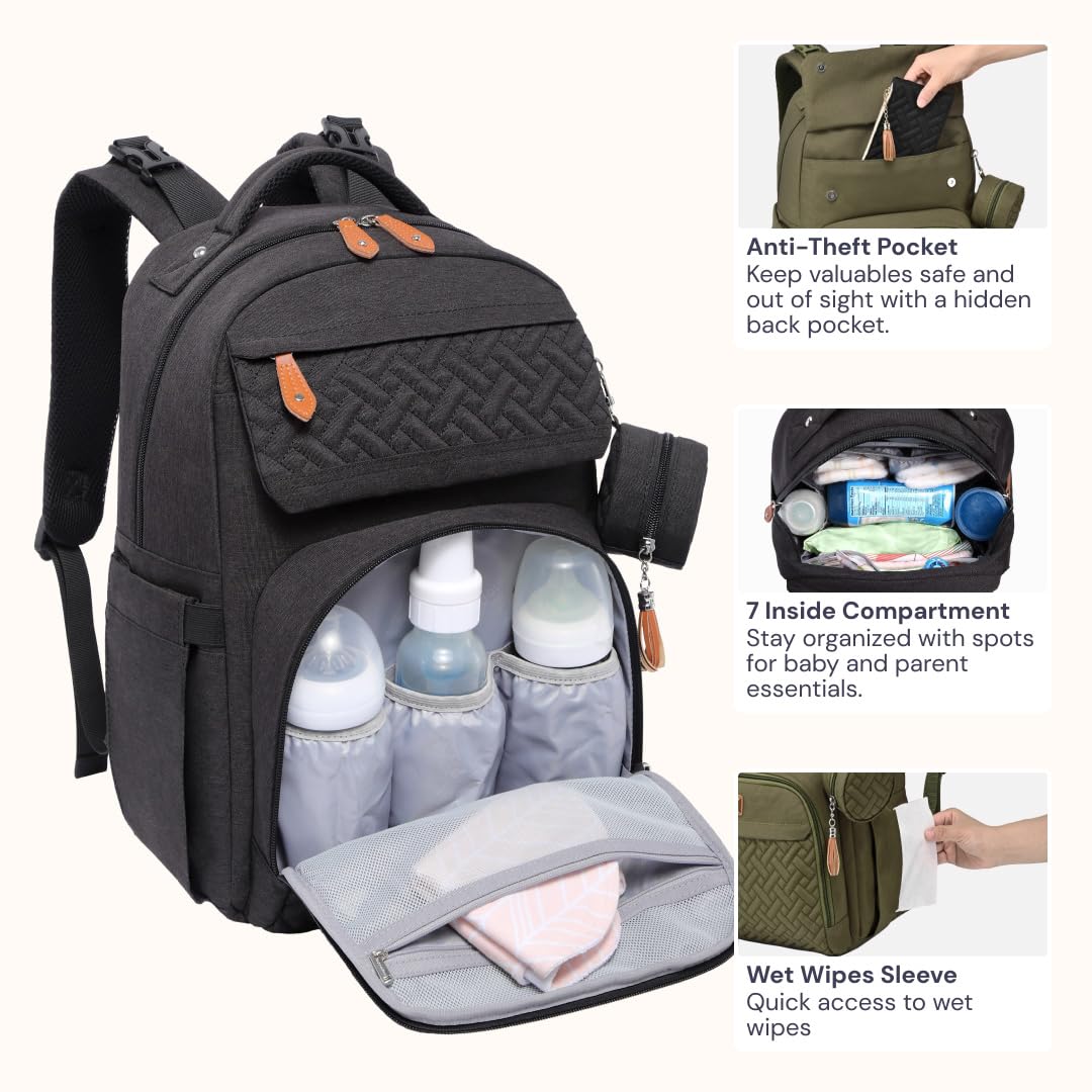 BabbleRoo diaper bag luggage strap simplifies airport travel.