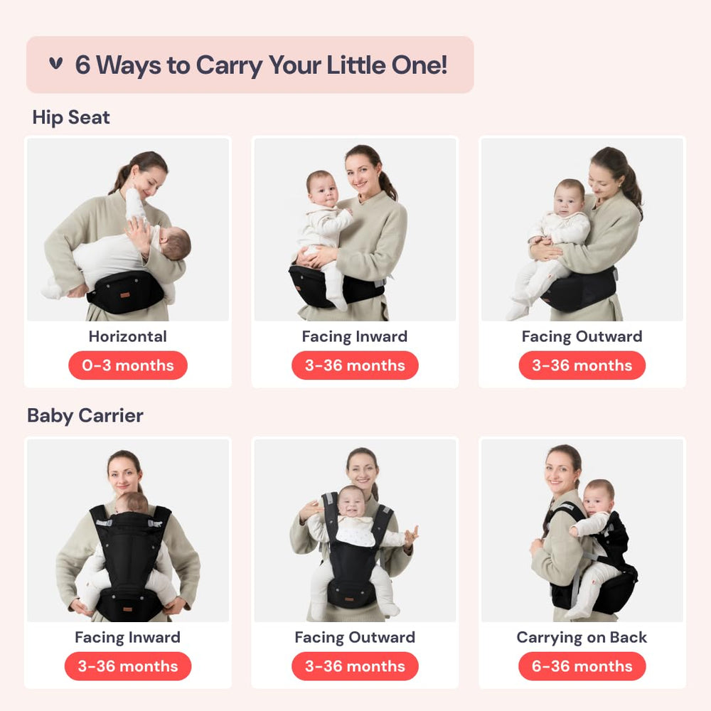 BabbleRoo Grow Carrier hood provides sun protection outdoors