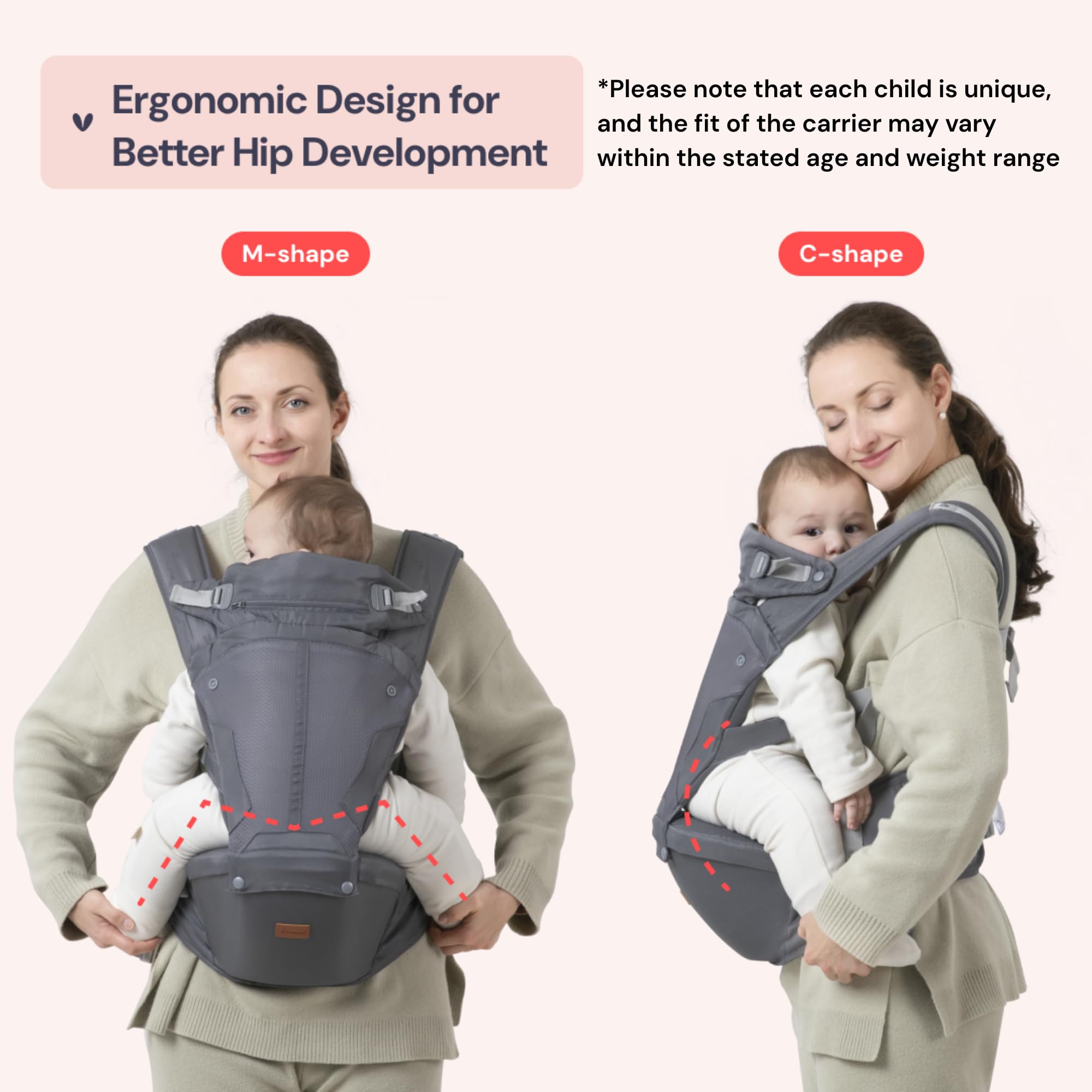 BabbleRoo Grow Carrier front-carry setup provides close contact and versatile everyday use.