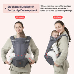BabbleRoo Grow Carrier front-carry setup provides close contact and versatile everyday use.