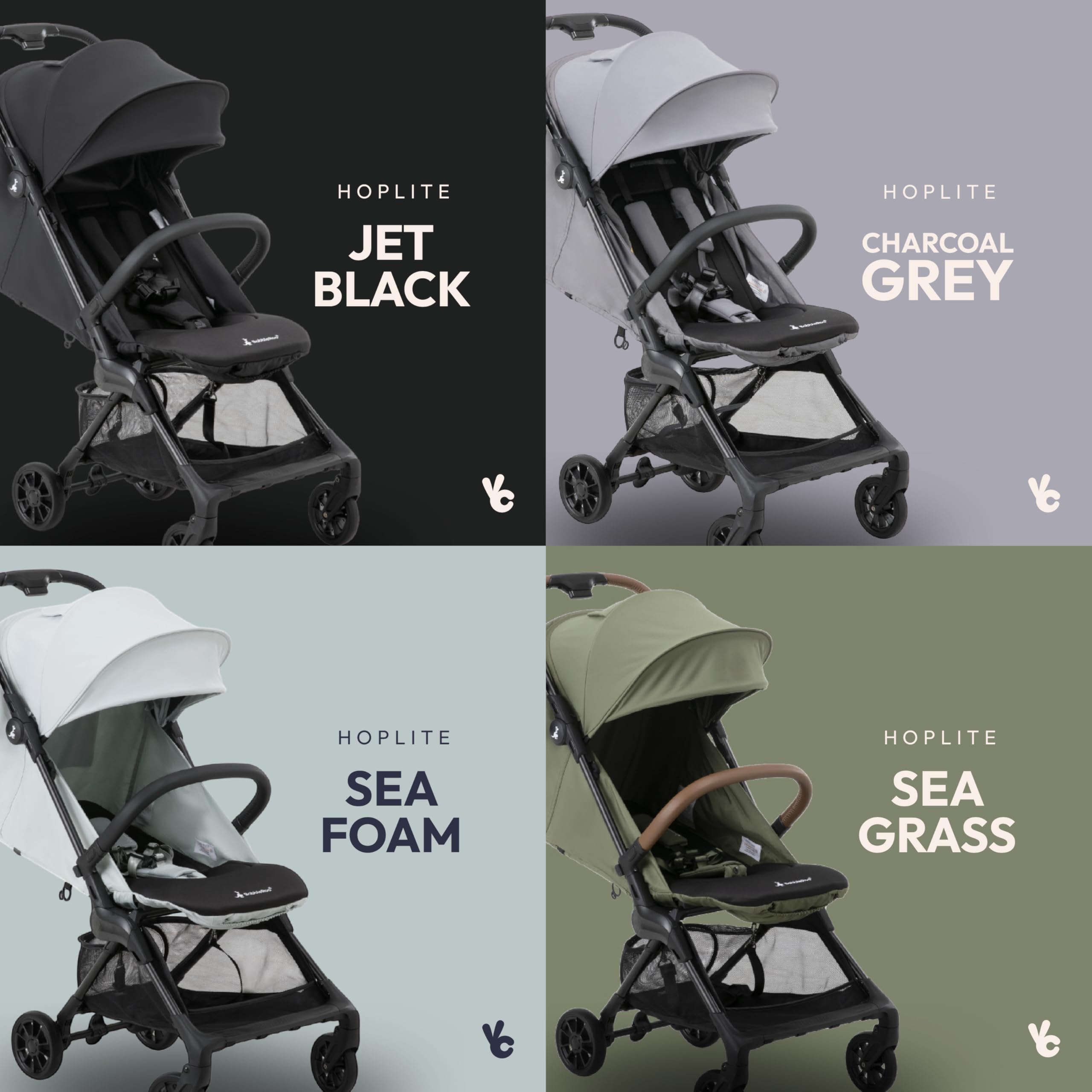 BabbleRoo Hoplite alloy frame combines strength with lightness.