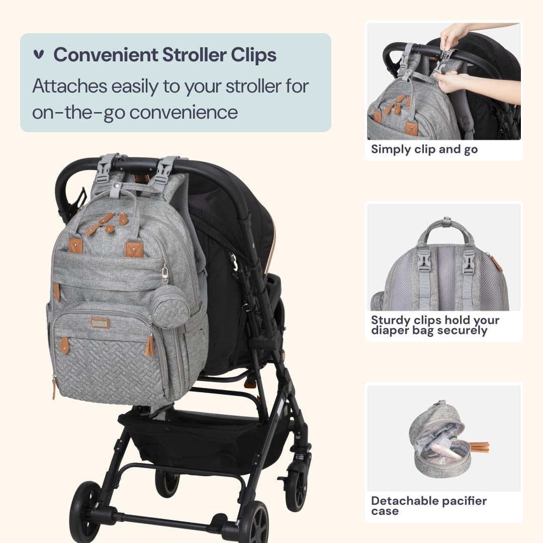 BabbleRoo insulated bottle pockets keep feeds at stable temperatures