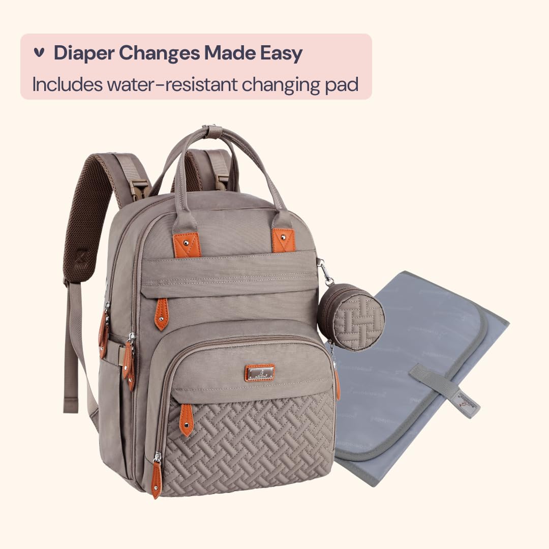 BabbleRoo laptop compartment illustrating travel and hospital bag versatility