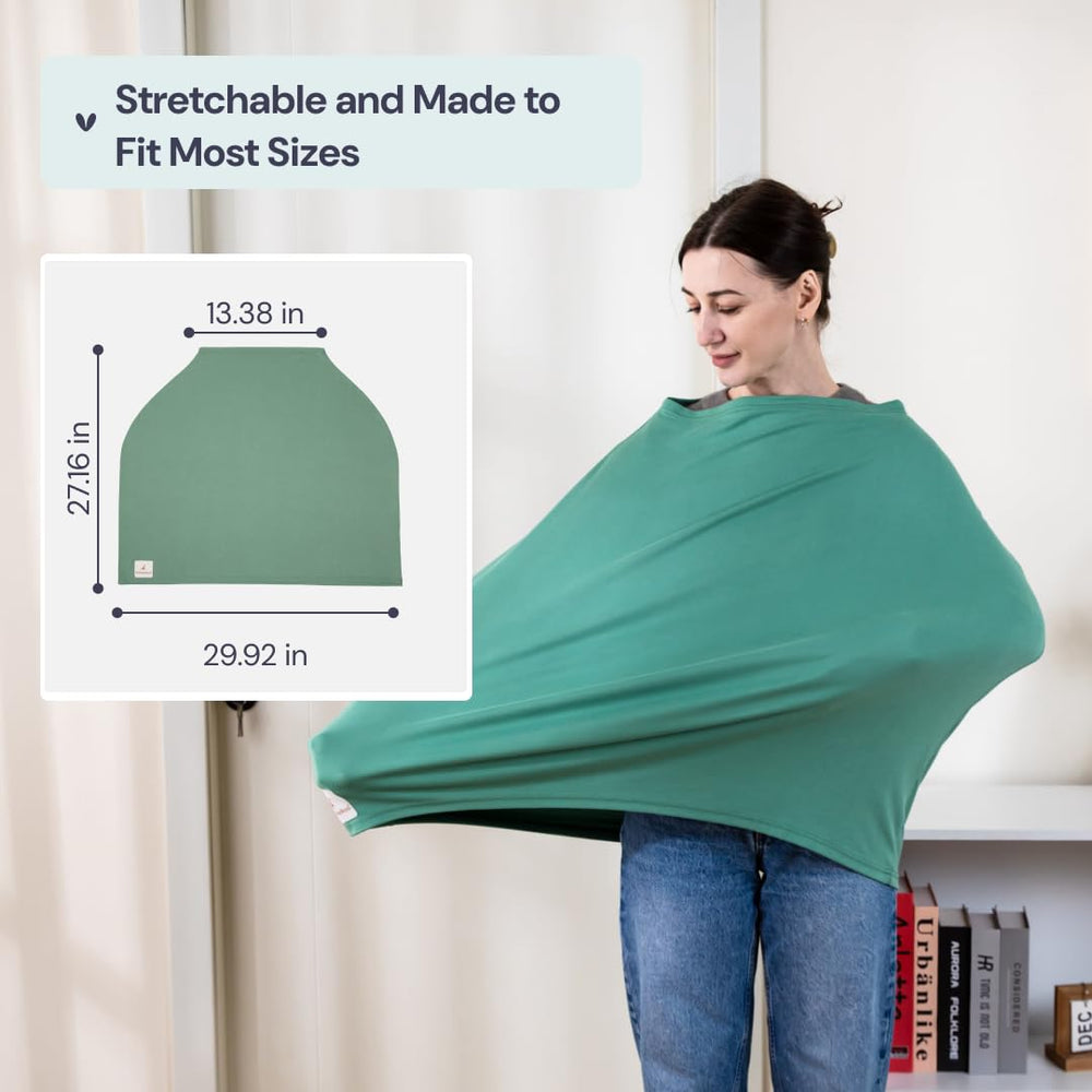 BabbleRoo Nursing Cover stroller coverage offers breathable, discreet feeding while out