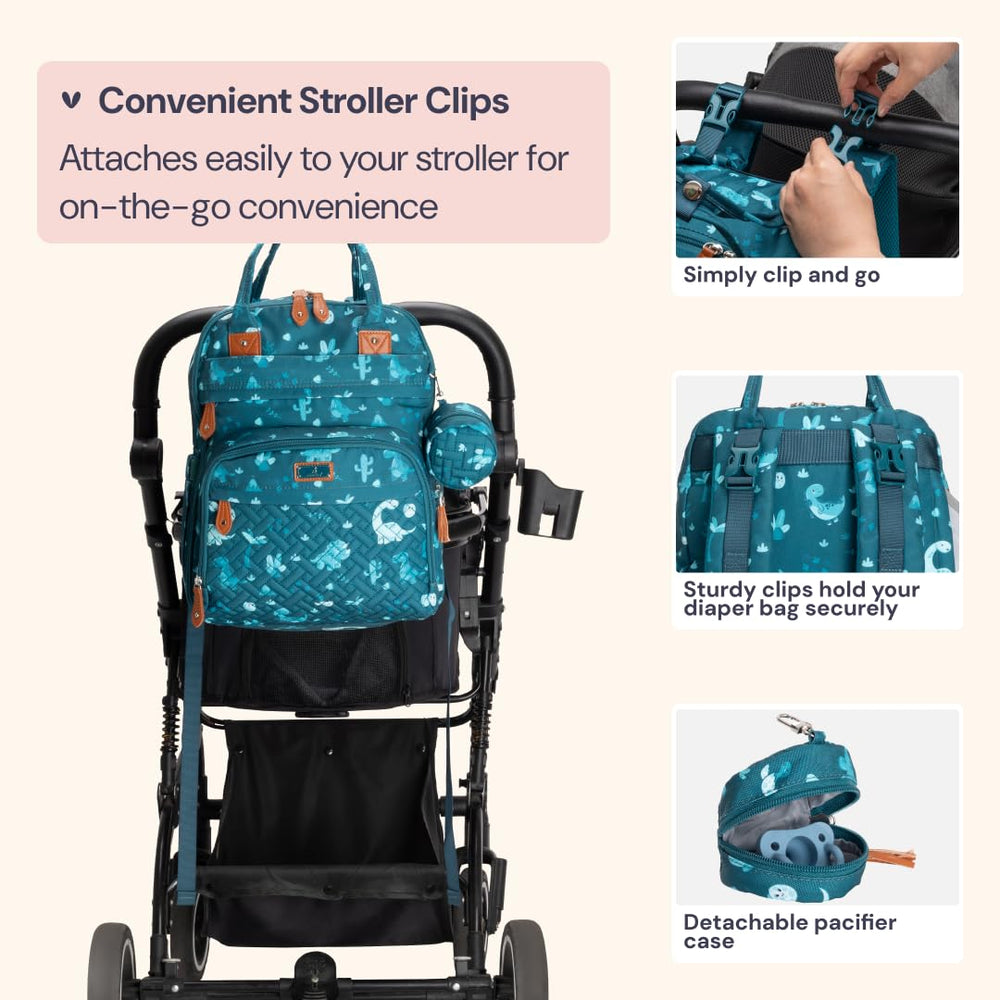 BabbleRoo water-resistant fabric protects contents in wet conditions