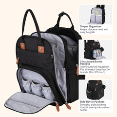 BabbleRoo XL changing pad pocket offers on-the-go cleaning.