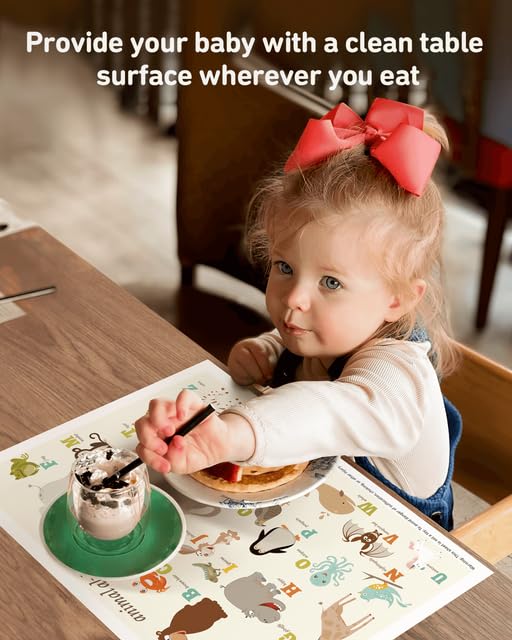 Babebay animal alphabet design engages kids during meals or play