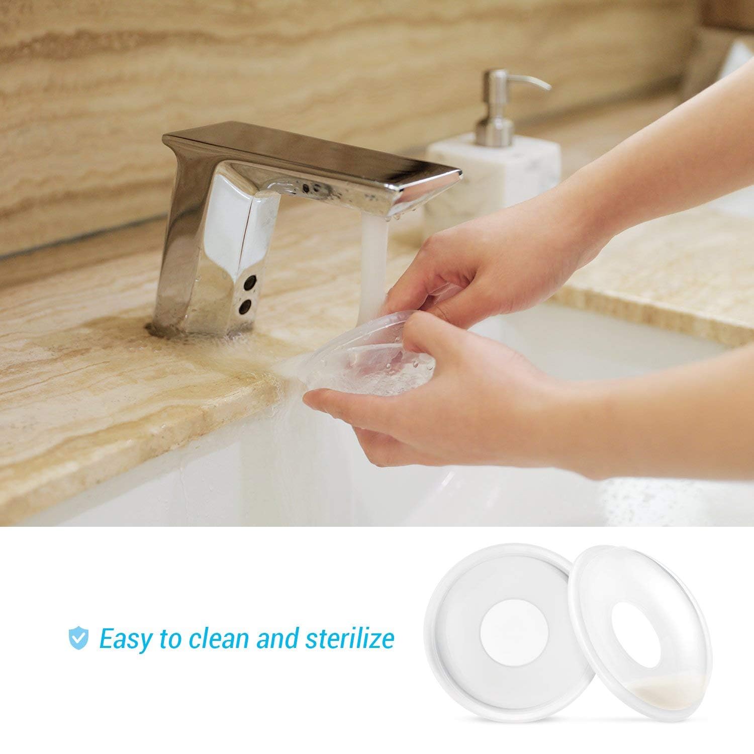 Babebay cleaning care with soft silicone enables long-lasting reuse.