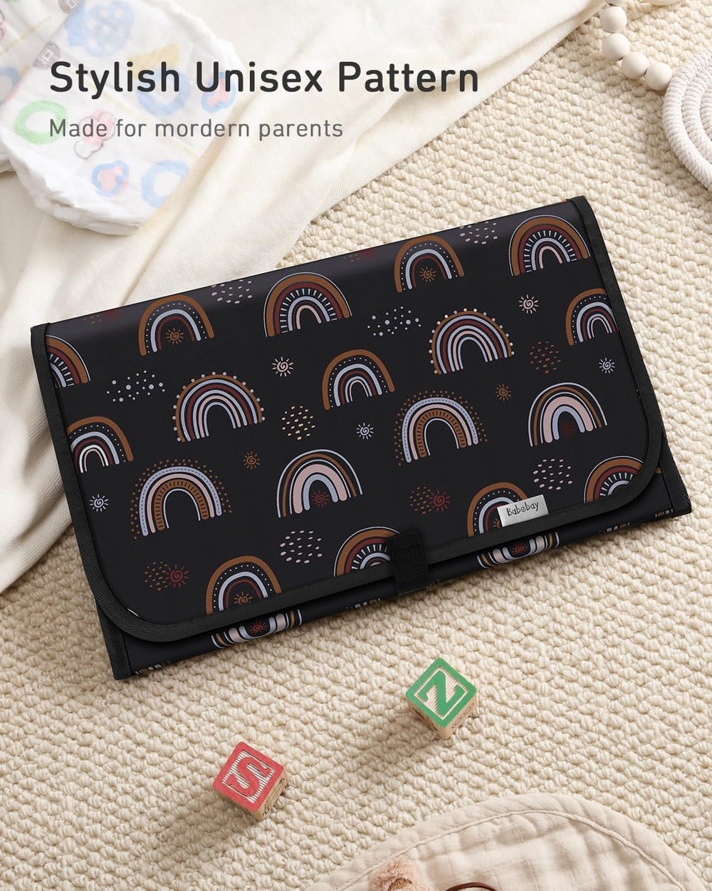 Babebay gift-ready travel diaper pad ideal for baby showers.
