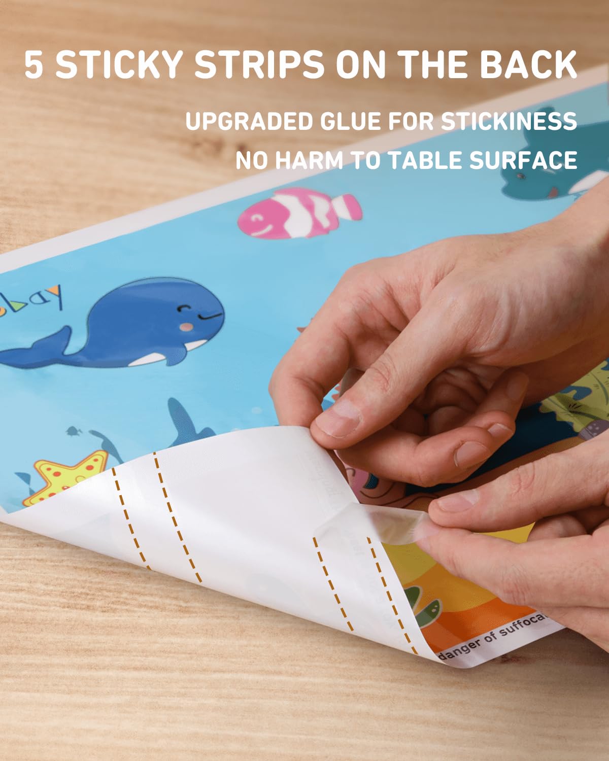 Babebay disposable placemats reduce mess during mealtime and playtime