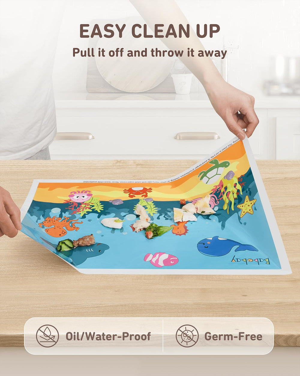 Babebay portable placemats ideal for dining out and travel
