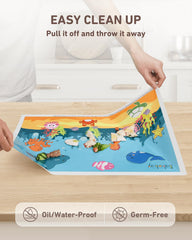 Babebay portable placemats ideal for dining out and travel