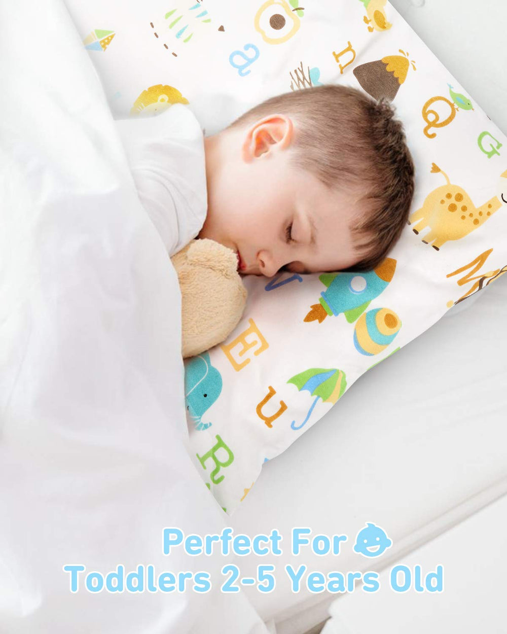 Babebay toddler pillow machine washable for easy cleanup after messes.