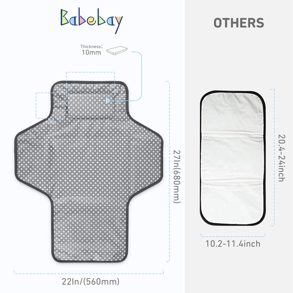 Babebay waterproof 420D Oxford fabric surface protects against leaks.