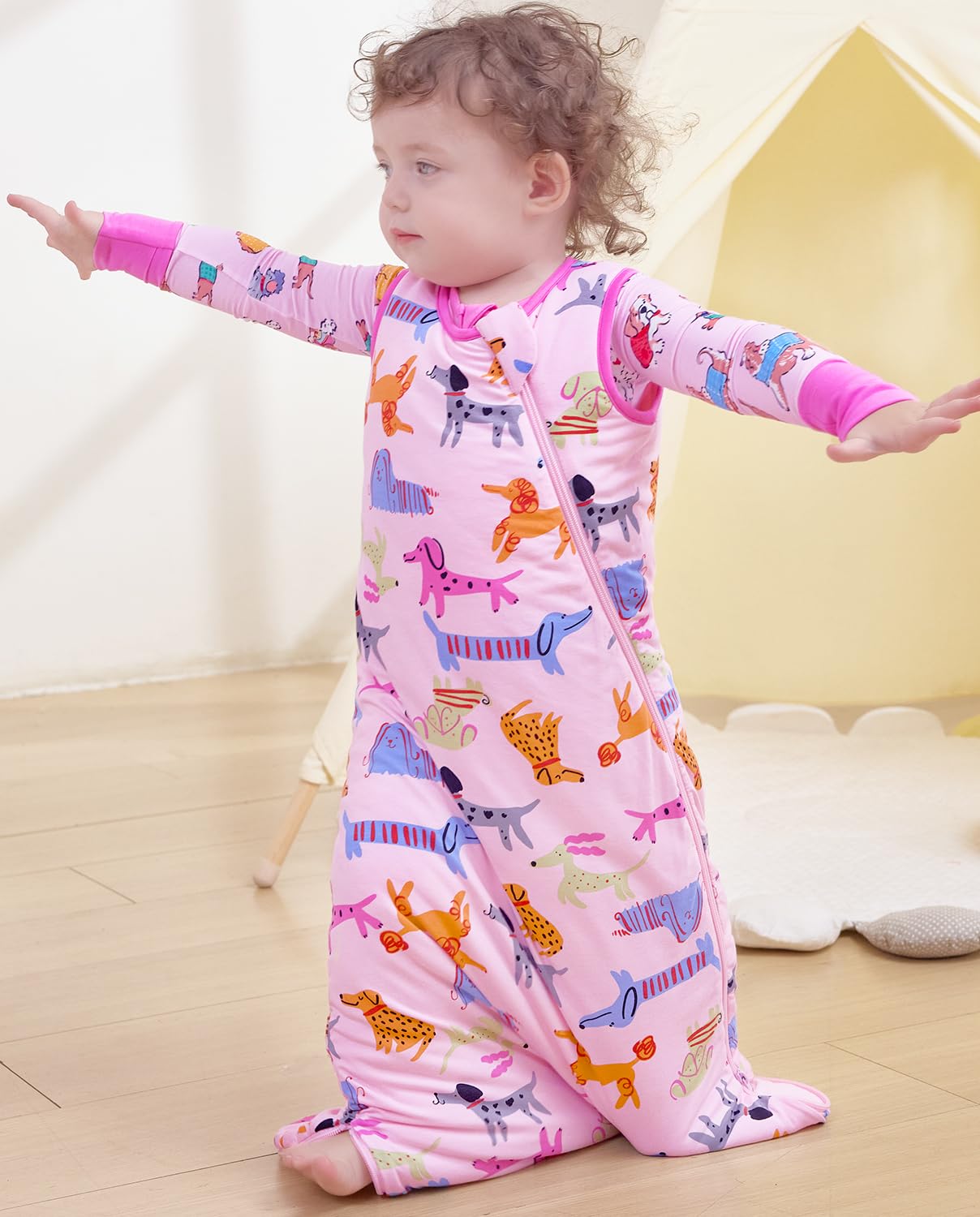 Babee Reshinee newborn prints add fade-resistant charm to sleep sacks.