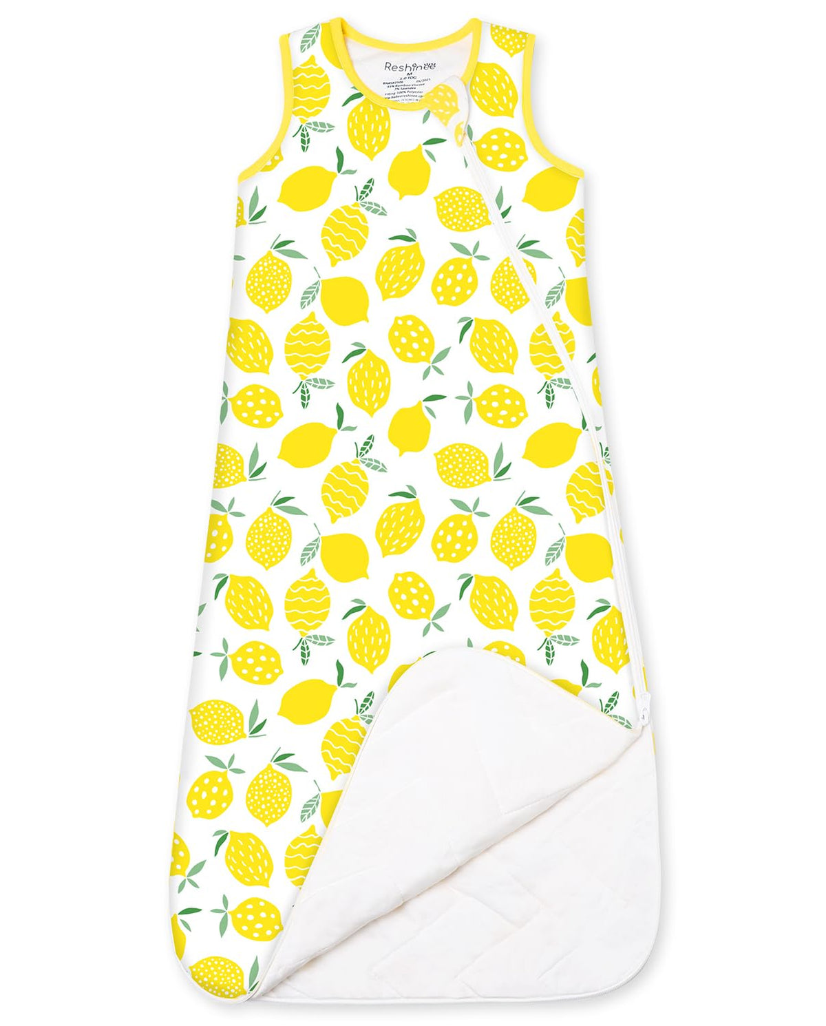Babee Reshinee sleep sack close-up of soft bamboo fabric ideal for sensitive skin.