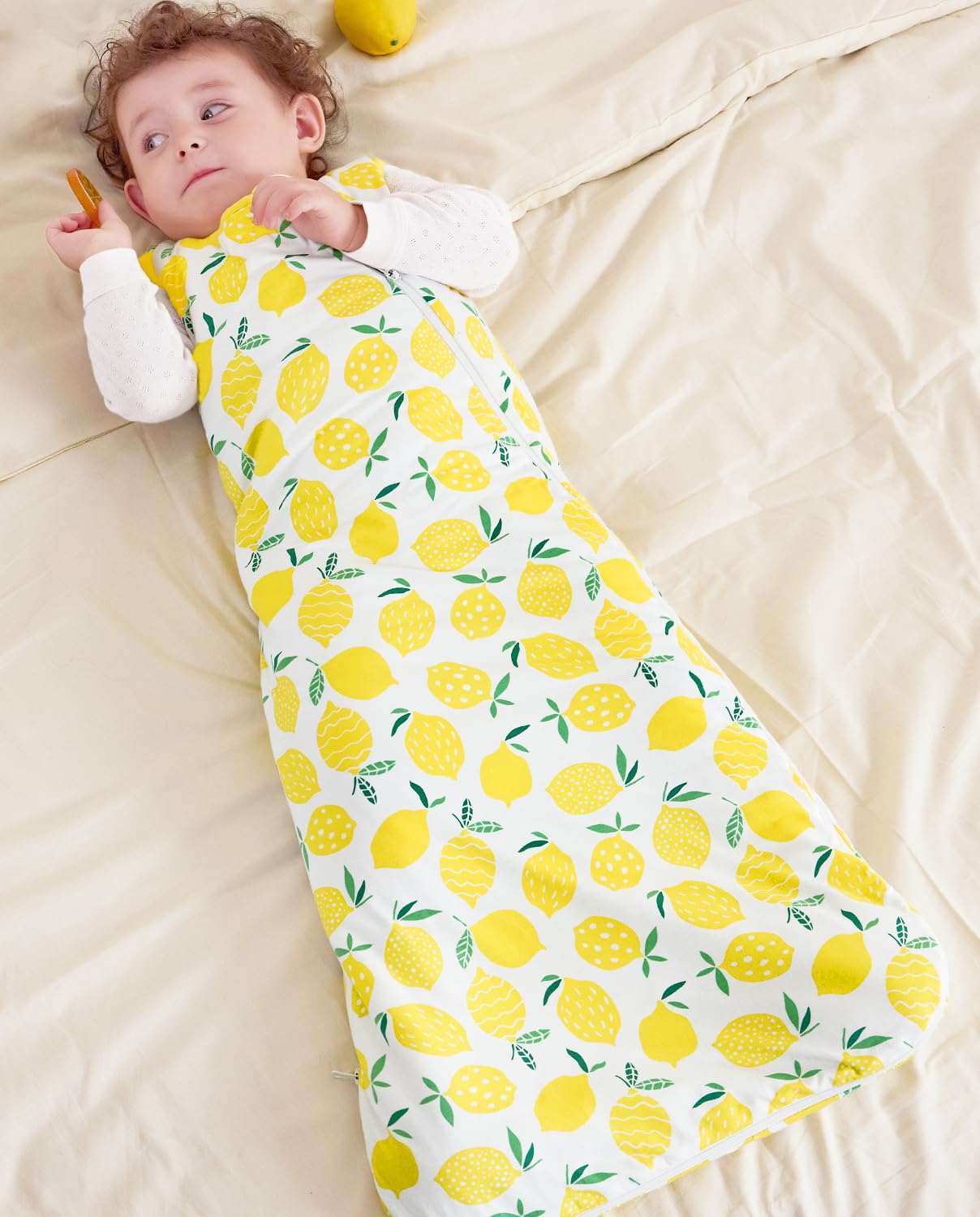 Babee Reshinee sleep sack is machine washable and fade-resistant.