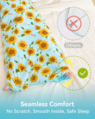 Babee Reshinee sleep sack neckline detail keeps fabric away from baby face