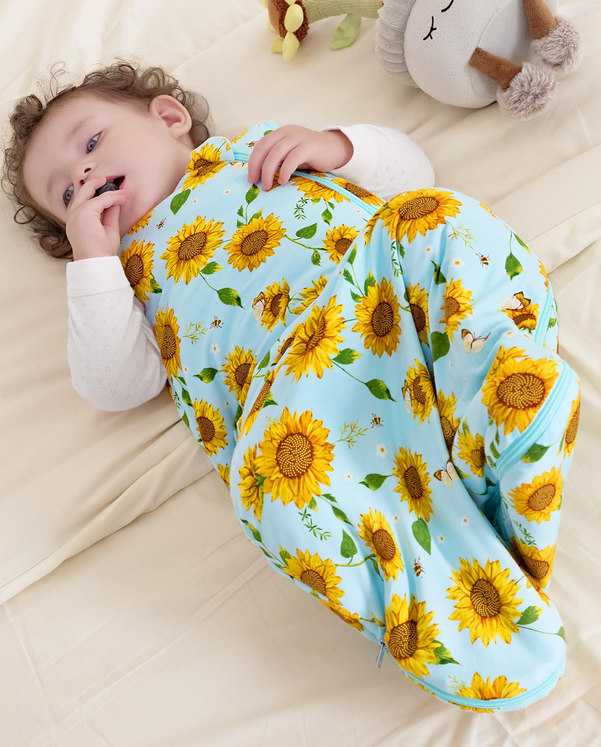 Babee Reshinee sleep sack prints stay vibrant after washing.