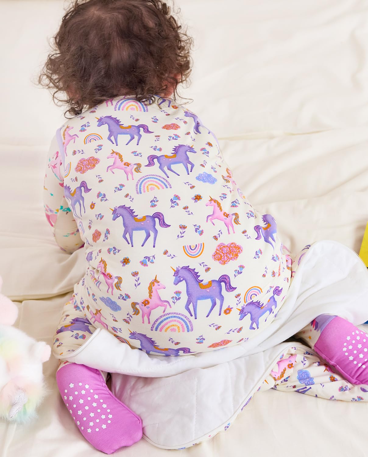 babee-reshinee sleep sack hand-drawn prints gift-ready newborn sleep sack