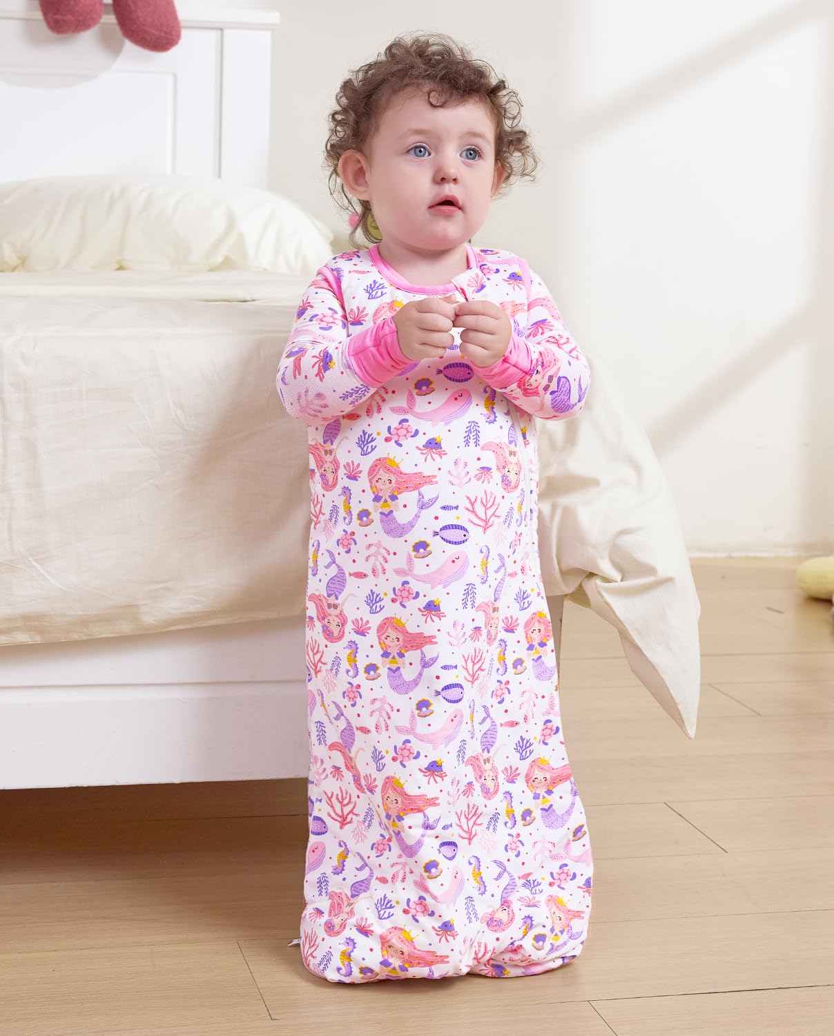 babee Reshinee sleep sack S size provides snug fit for 3–6 months