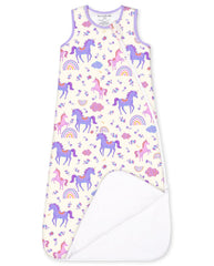 Babee Reshinee sleep sack soft texture highlights bamboo comfort for sensitive skin.