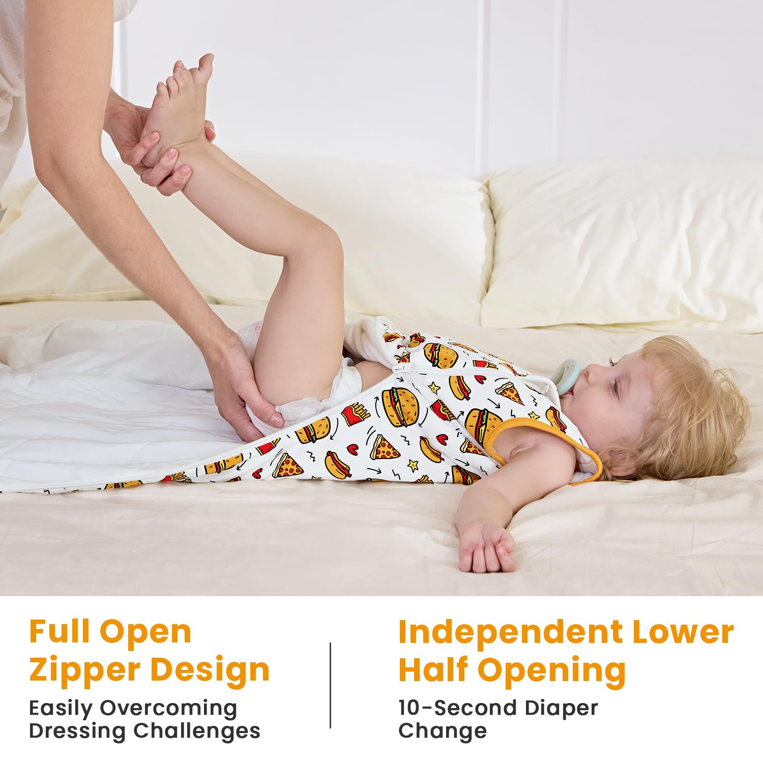 babee Reshinee XS sleep sack sized 0–3 months for infant swaddle transition