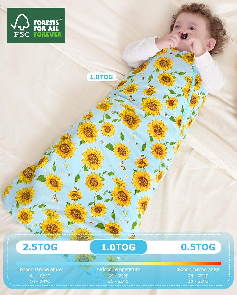 Babee Reshinee sleep sack XS size for tiny infants