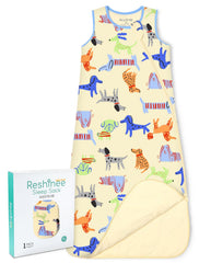 Babee Reshinee sleep sack fabric close-up shows soft bamboo texture for gentle skin contact.