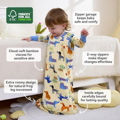 babee Reshinee two-way zipper in action enables easy night changes