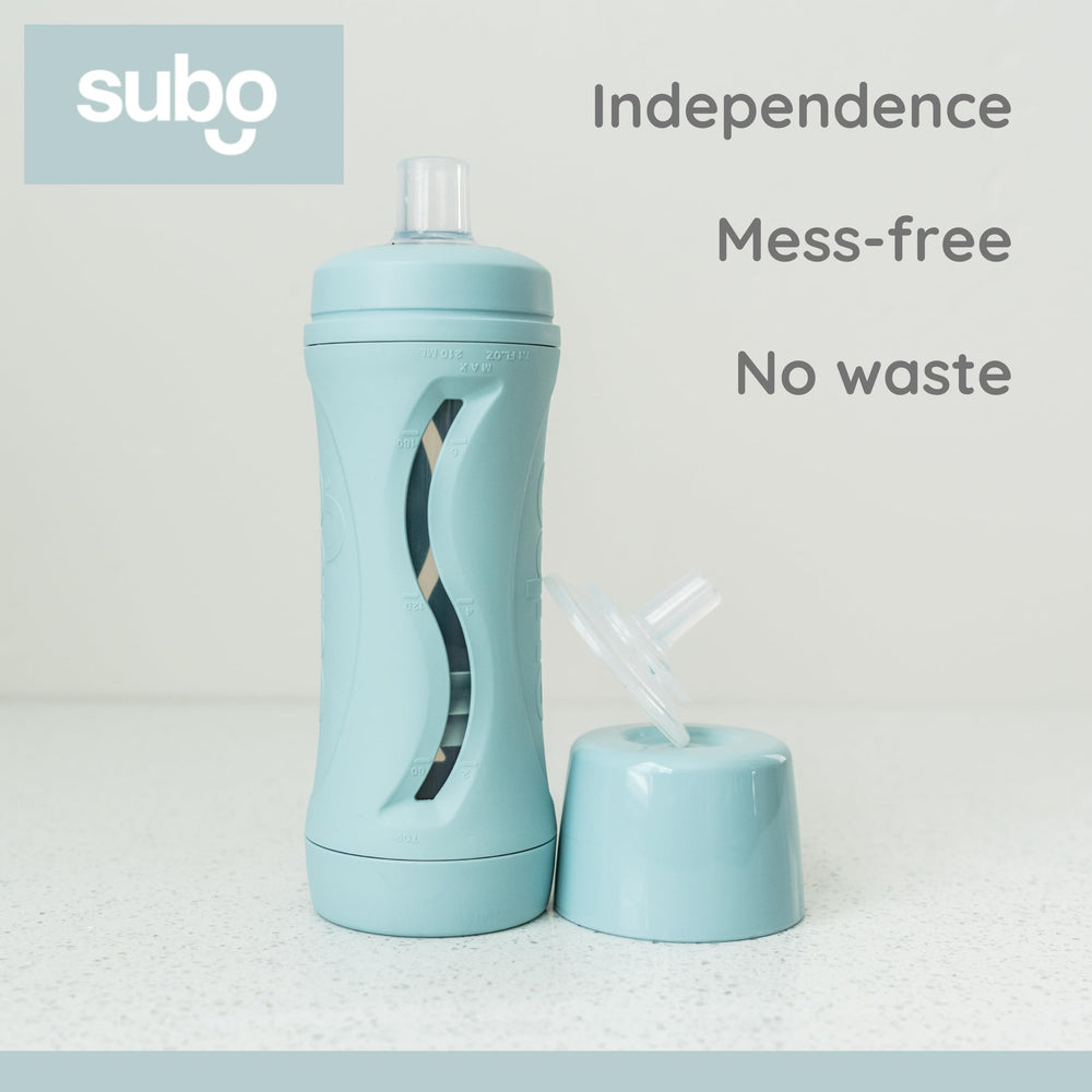 Eco-friendly and waste-reducing, Subo replaces multiple squeezable pouches.