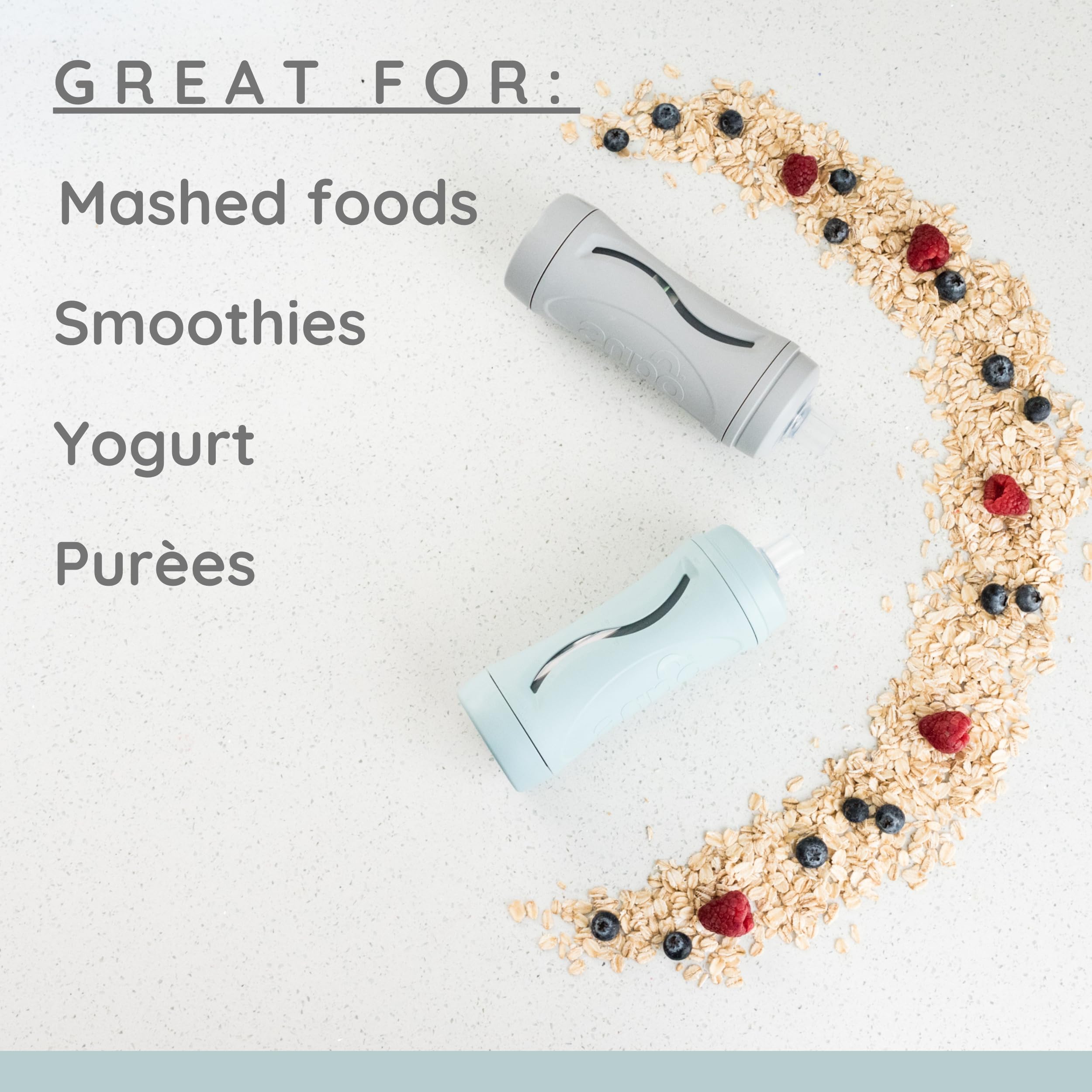 Starter Set with 5mm spout highlighted for early-stage feeding compatibility.