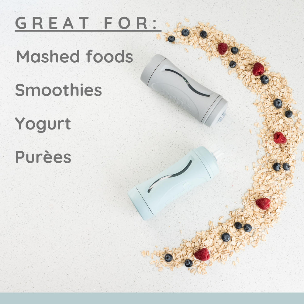 Starter Set with 5mm spout highlighted for early-stage feeding compatibility.