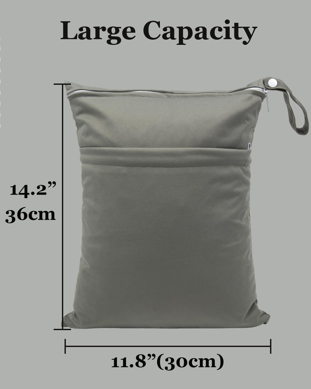 babeine Wet Dry Bag waterproof-coated bag keeps moisture contained for beach and gym days.
