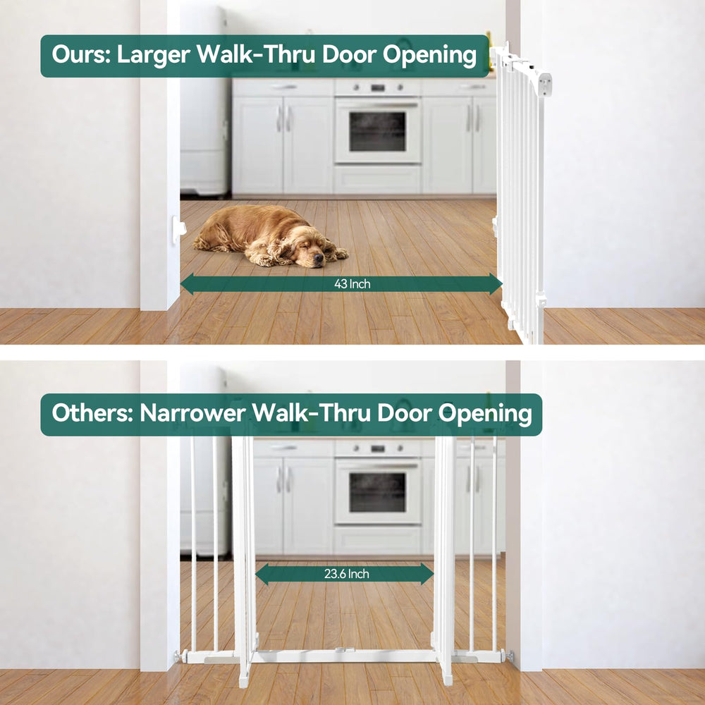 BABELIO 28-inch tall gate suits toddlers and medium pets