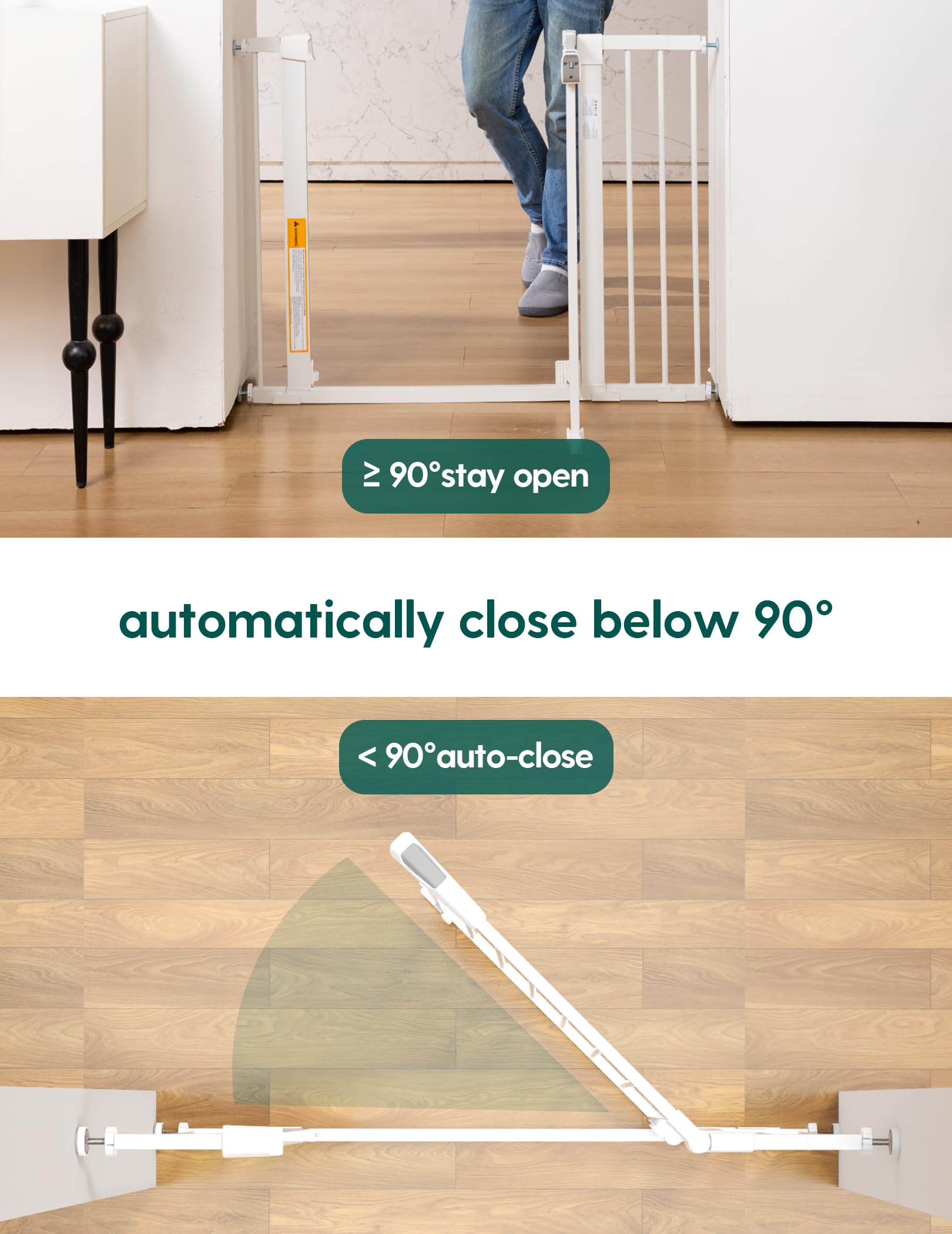 Babelio 30-inch tall design provides reliable toddler containment.