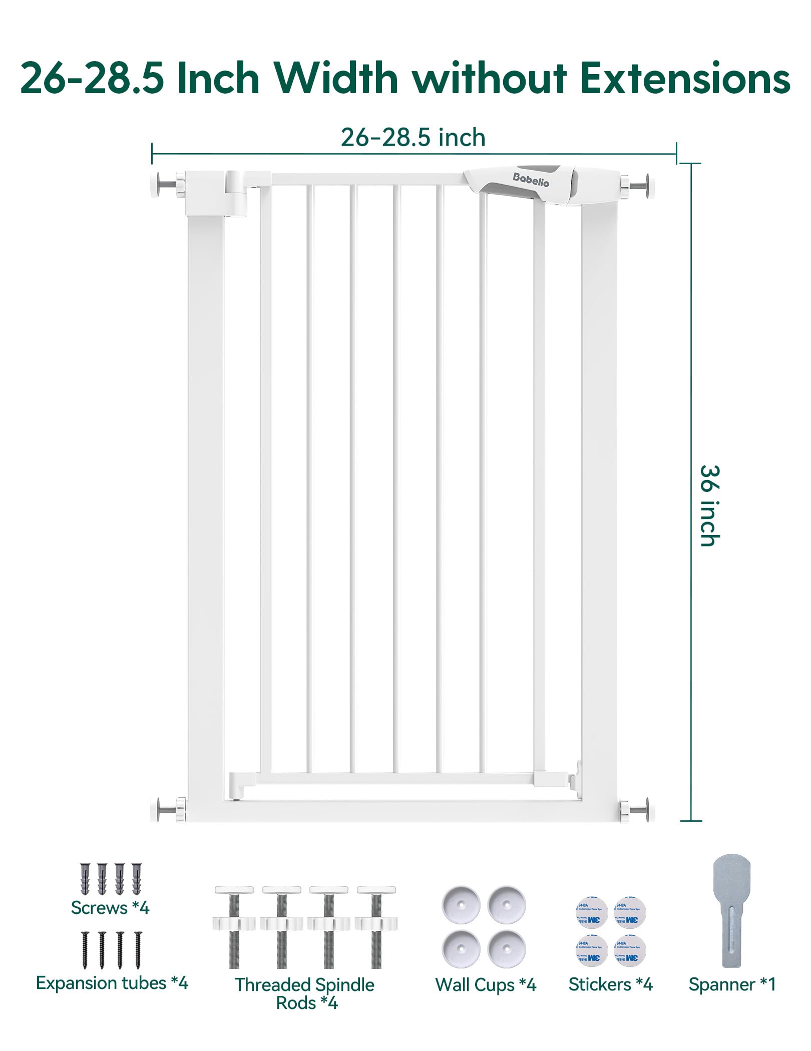BABELIO wall protector guards walls during installation and use.