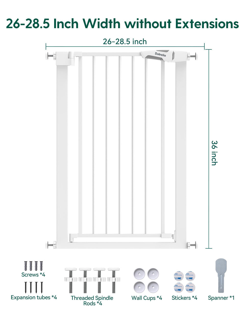 BABELIO wall protector guards walls during installation and use.