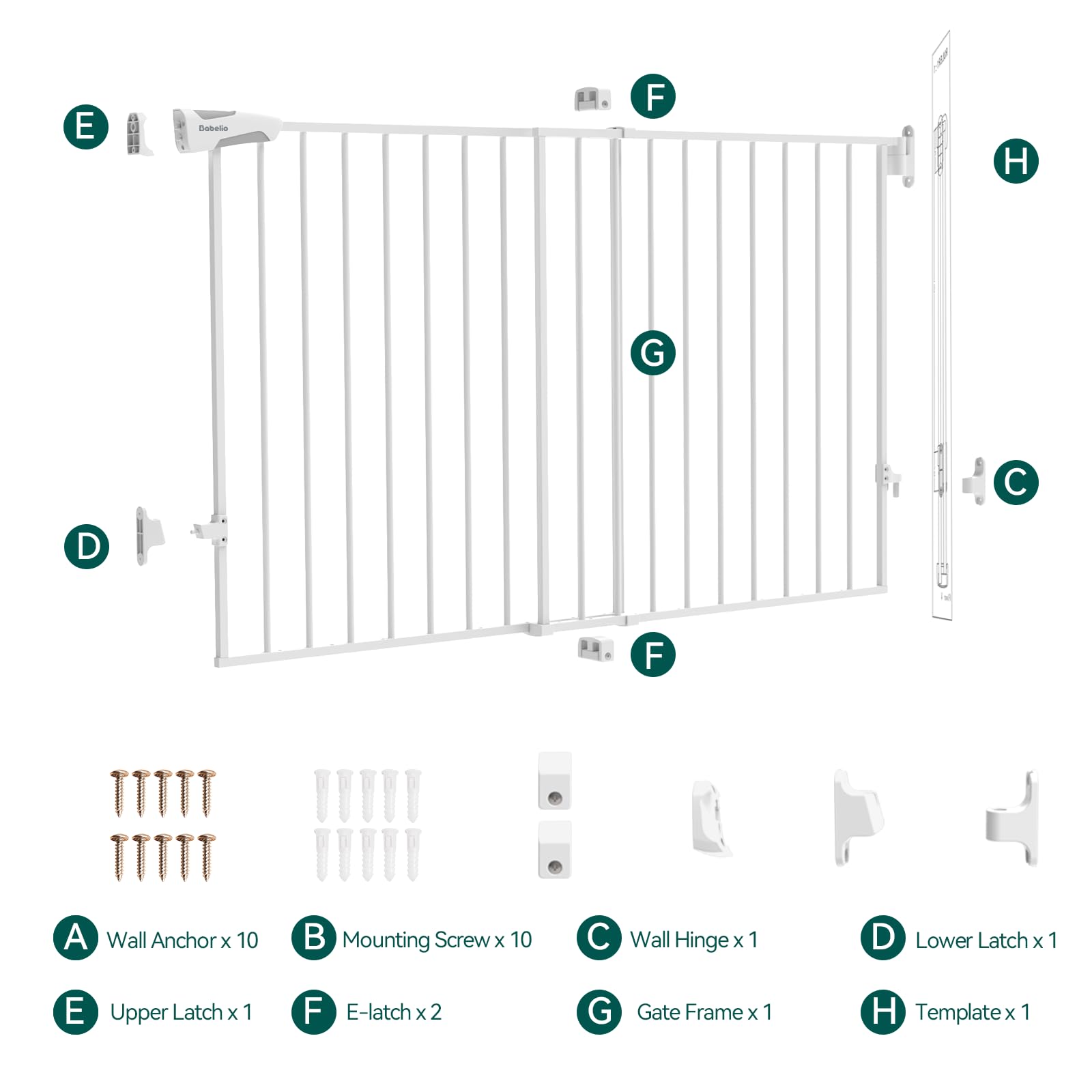 BABELIO all-steel double-lock construction keeps doors secure