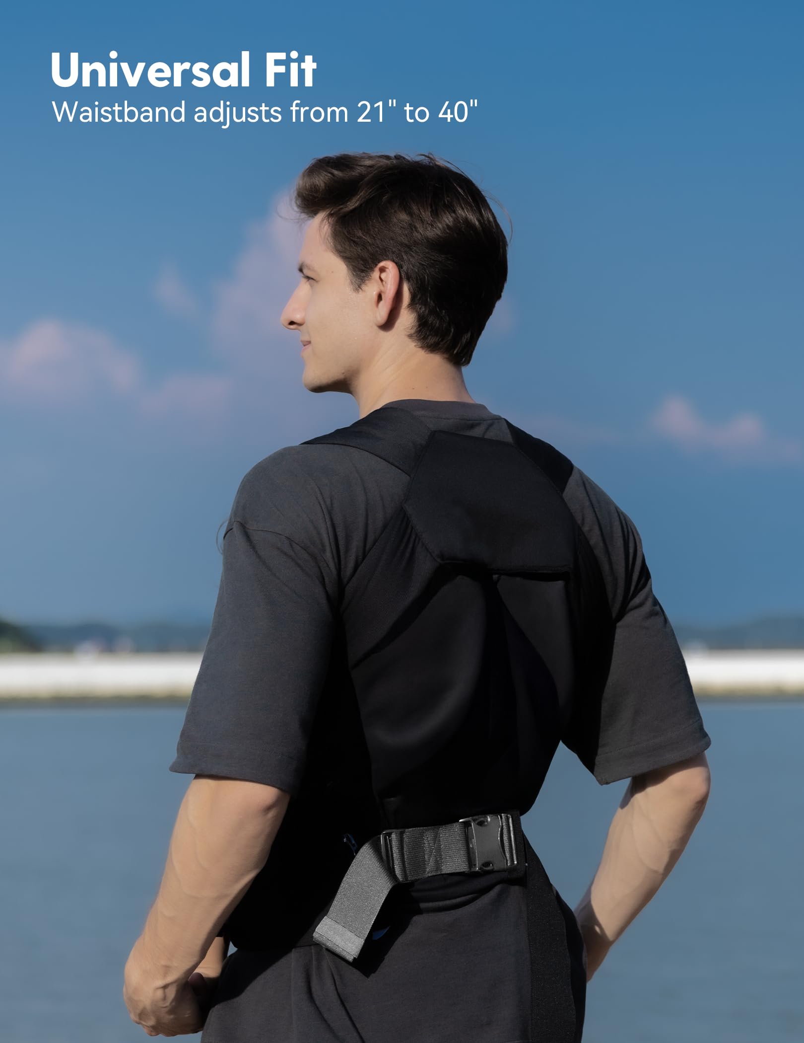 BABELIO black-finish carrier appears sleek and lightweight.