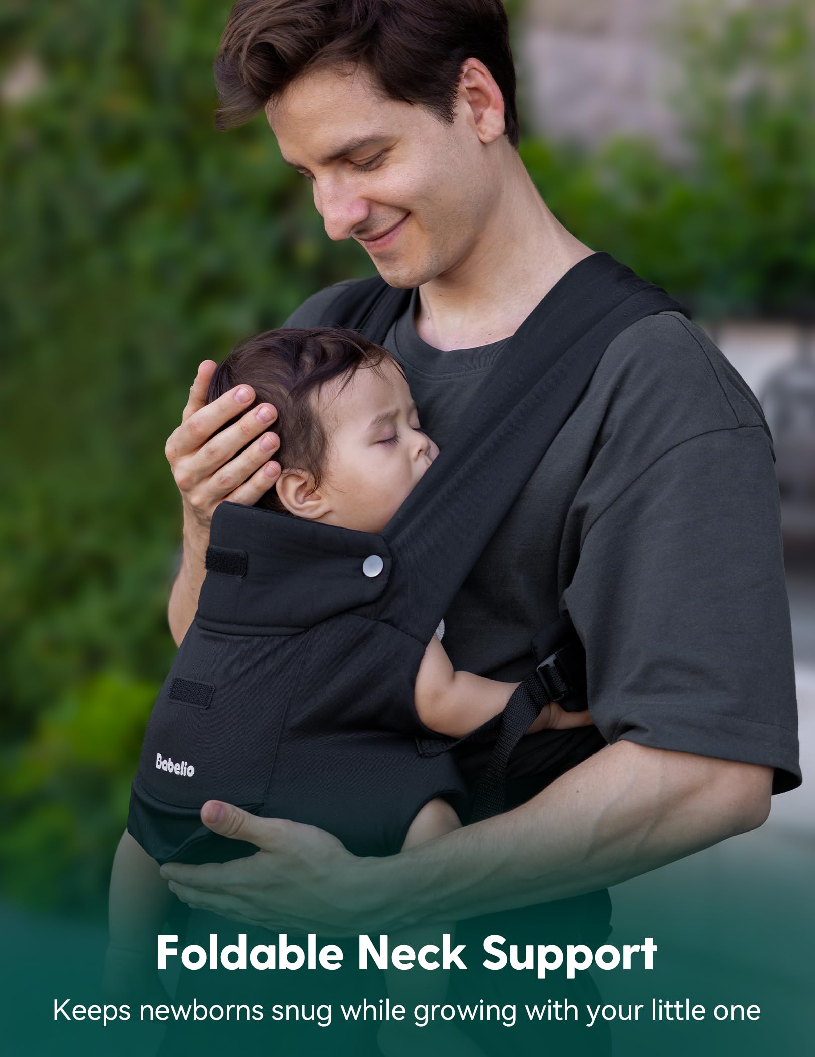 Close shot of BABELIO foldable-neck-support offering stable head control.