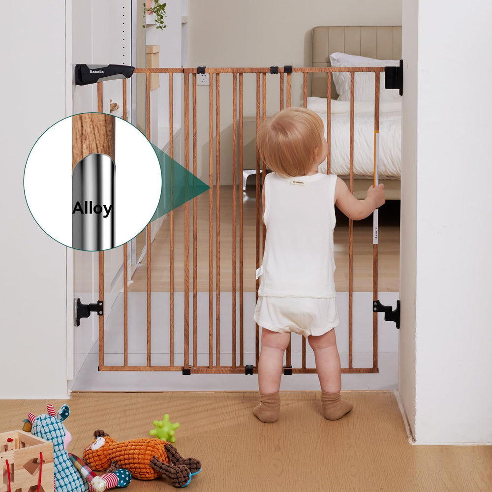 BABELIO gate auto-close feature shows hands-free convenience