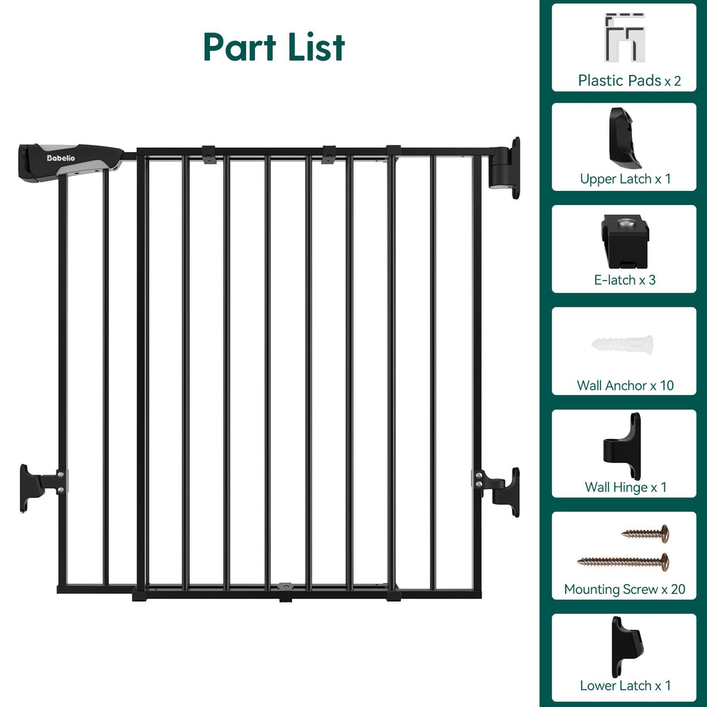 BABELIO gate stands up to pets and kids with durable, reliable design.