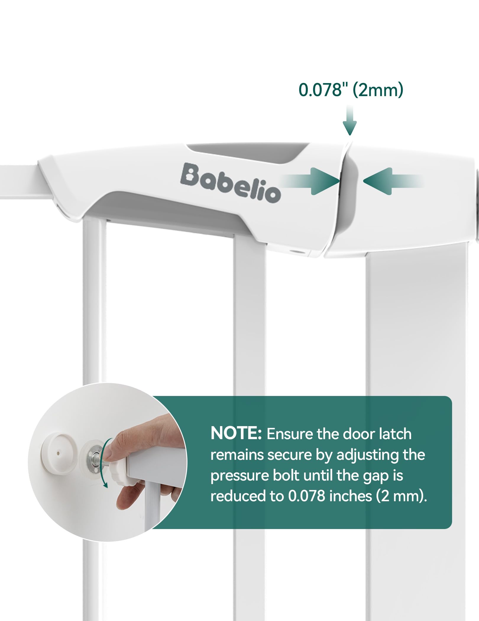 BABELIO extension-11inch provides flexible width options.