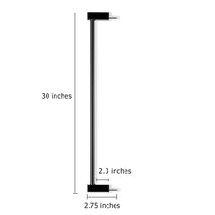 BABELIO baby gate stairs setup illustrates tool-free pressure mounting