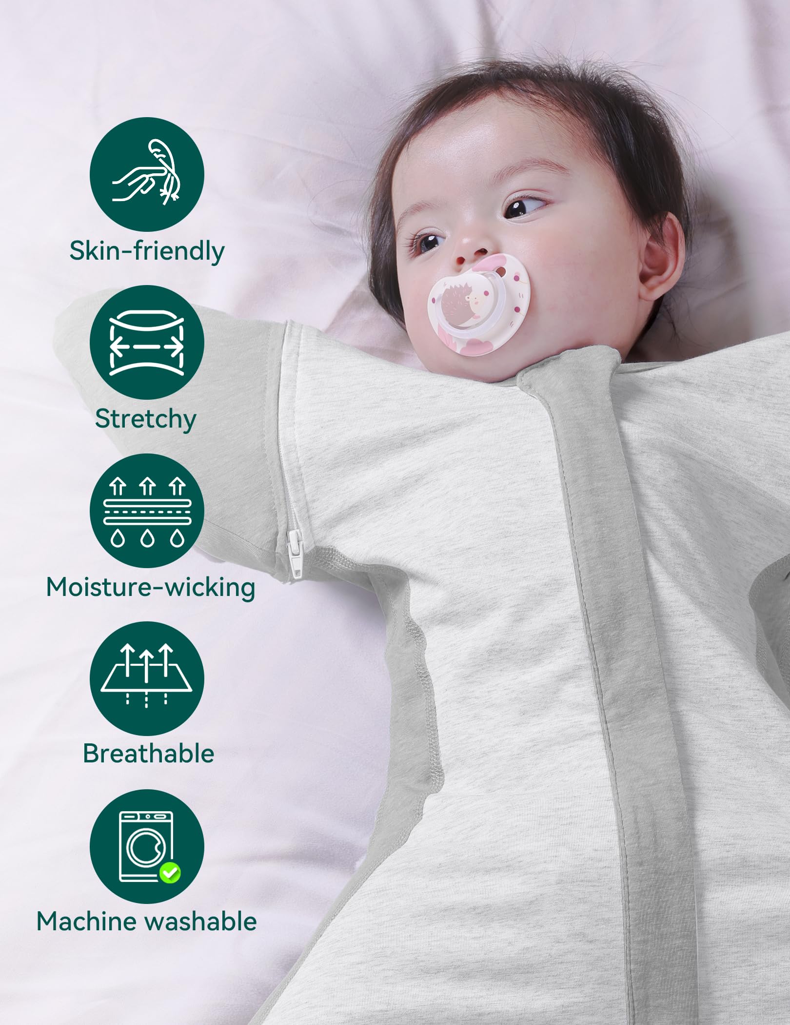 BABELIO hip-friendly design supports natural leg position for growing hips