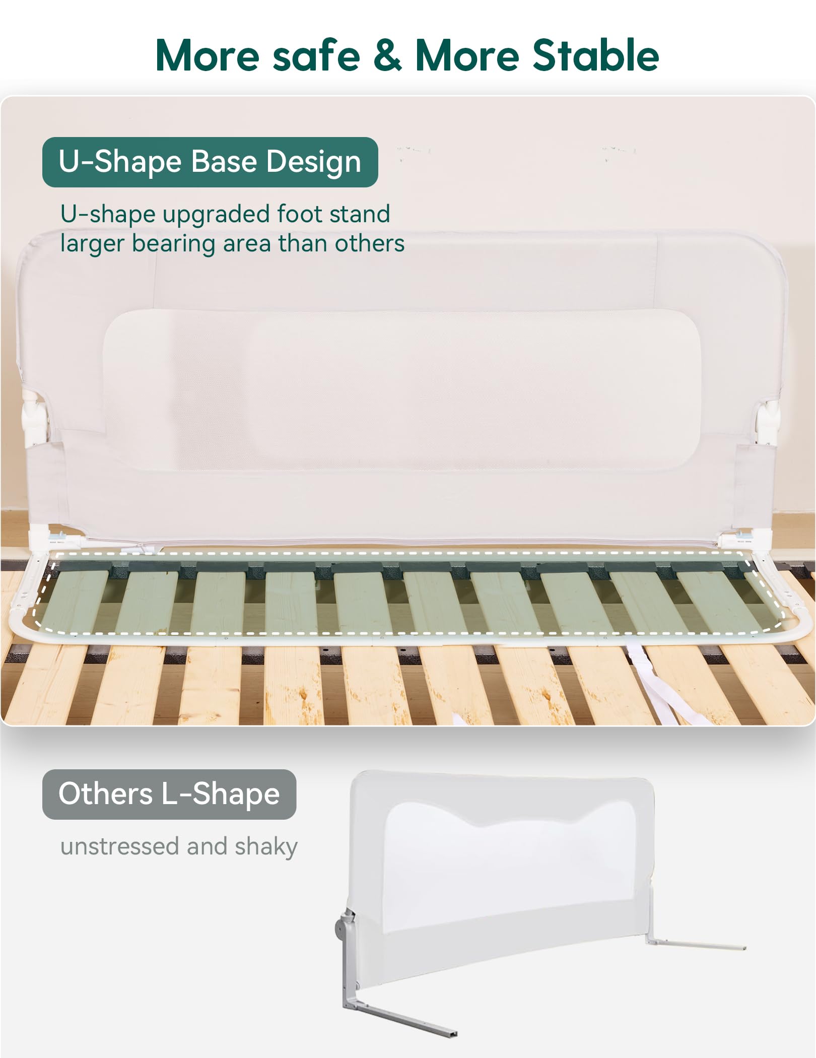 BABELIO tear-resistant fabric cover is removable and machine-washable.