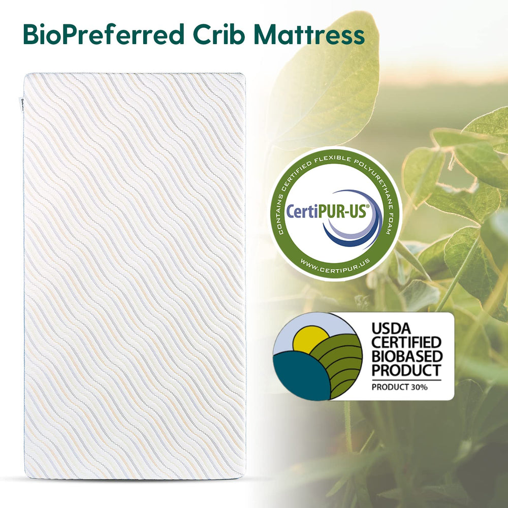 BABELIO foam with ventilation holes enhances breathability for peaceful naps
