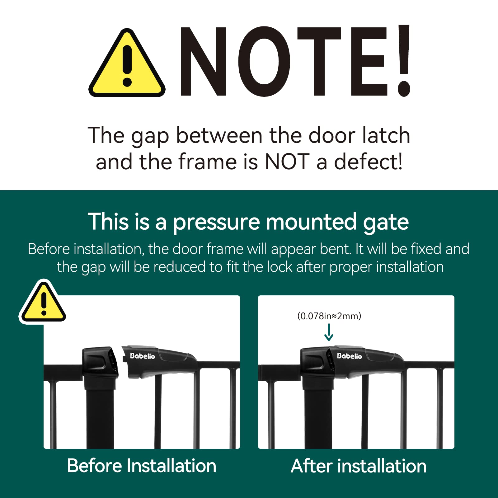 BABELIO black gate blends with modern interiors while keeping kids and pets secure.