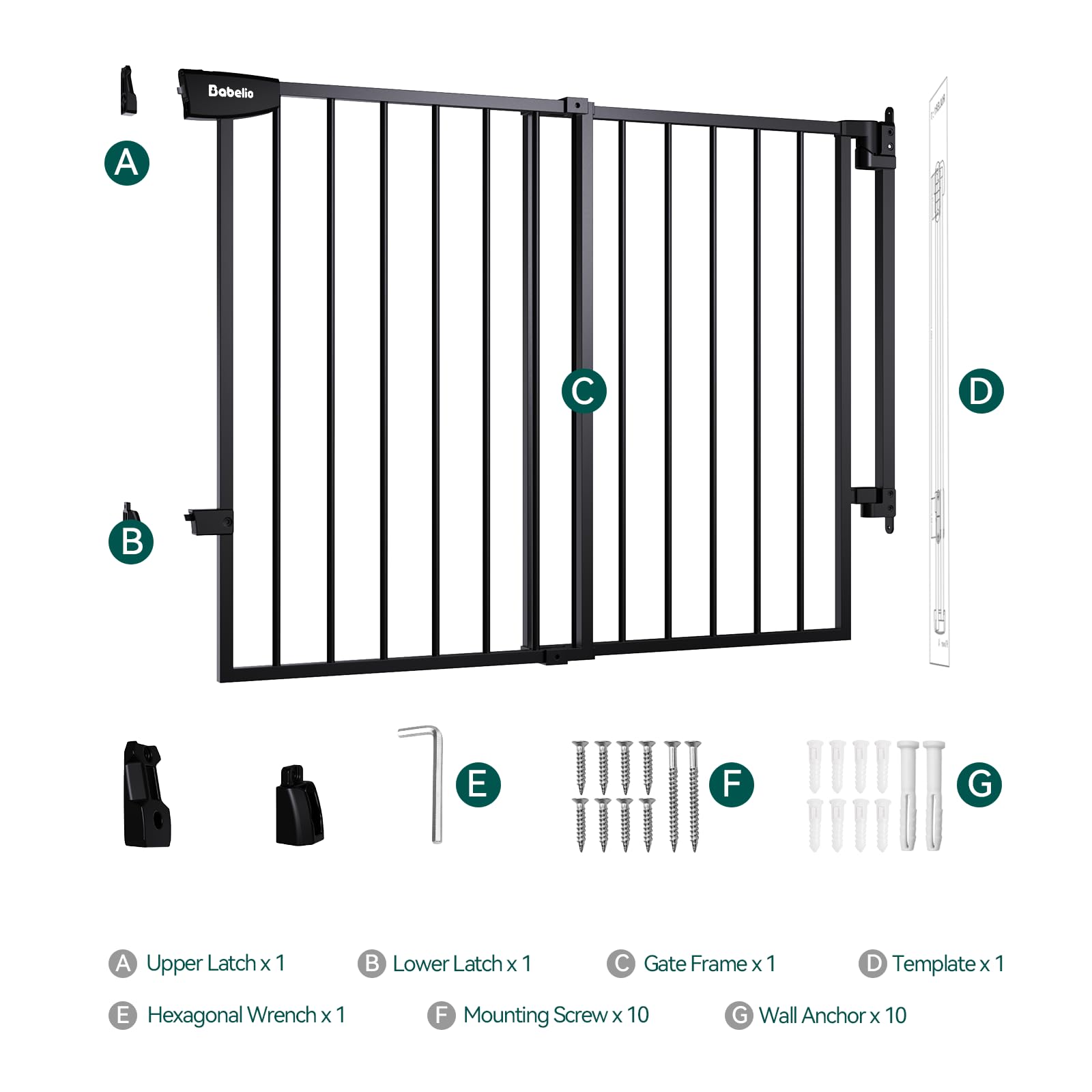 BABELIO black finish complements modern interiors while signaling reliability.